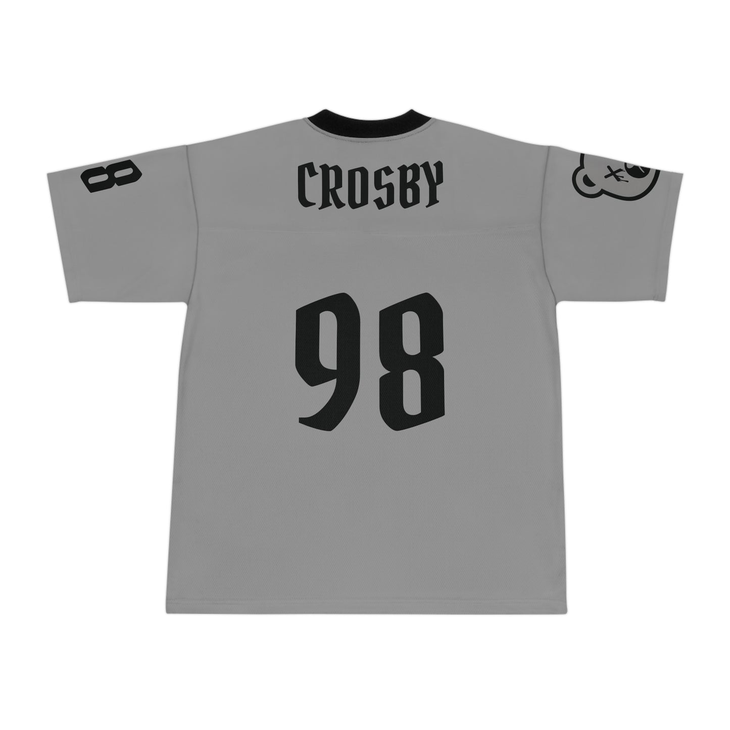 "Wicked Way" #98 Crosby Deady Bears Grey Football Jersey
