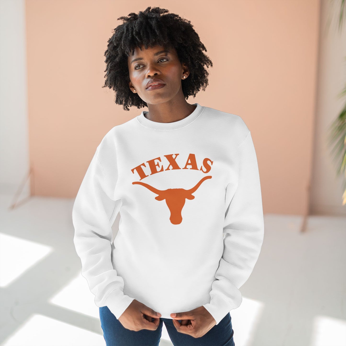'Texas Longhorns' Cotton Crewneck Sweatshirt