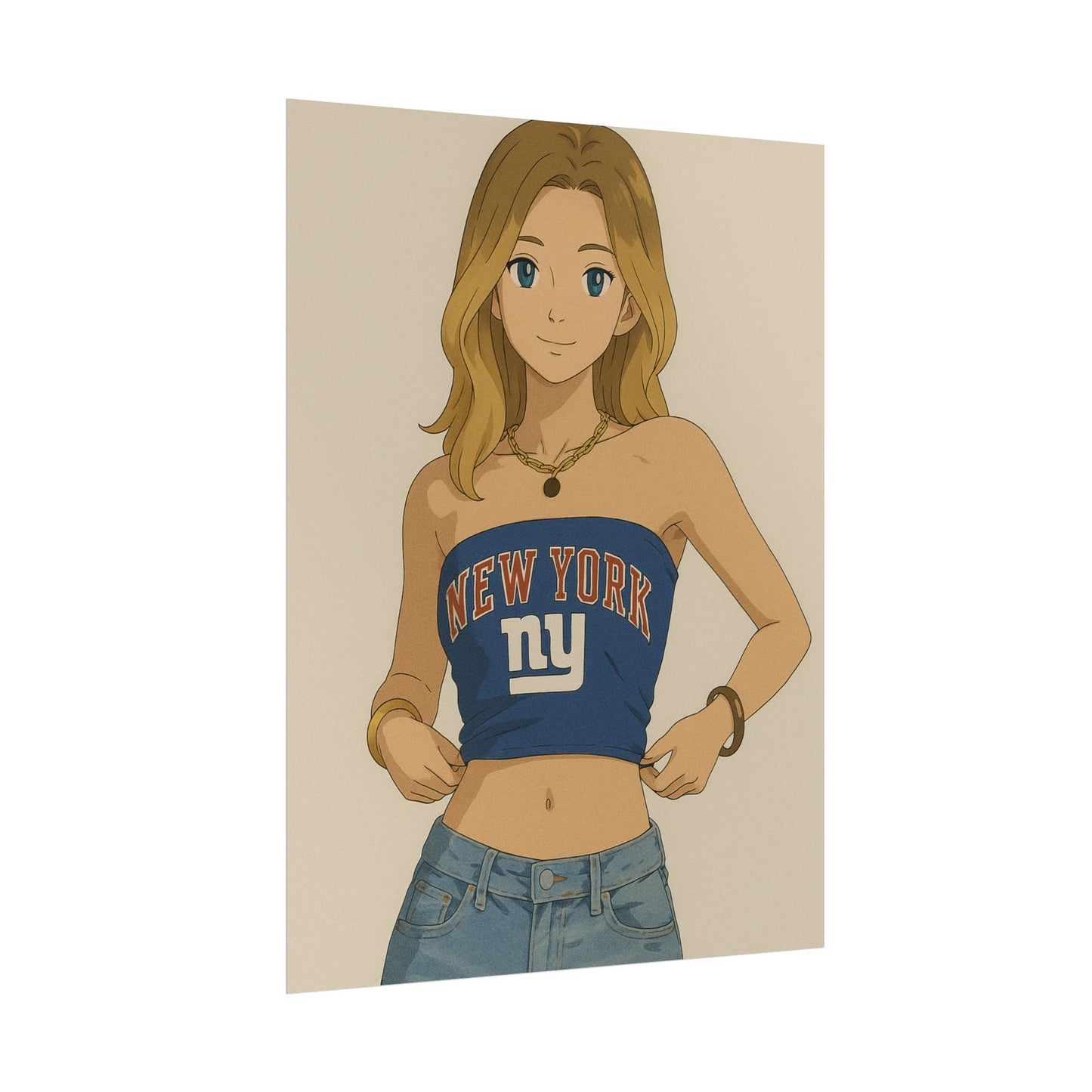 Loco Fits Anime Girls 'Giants Girl 1' Poster