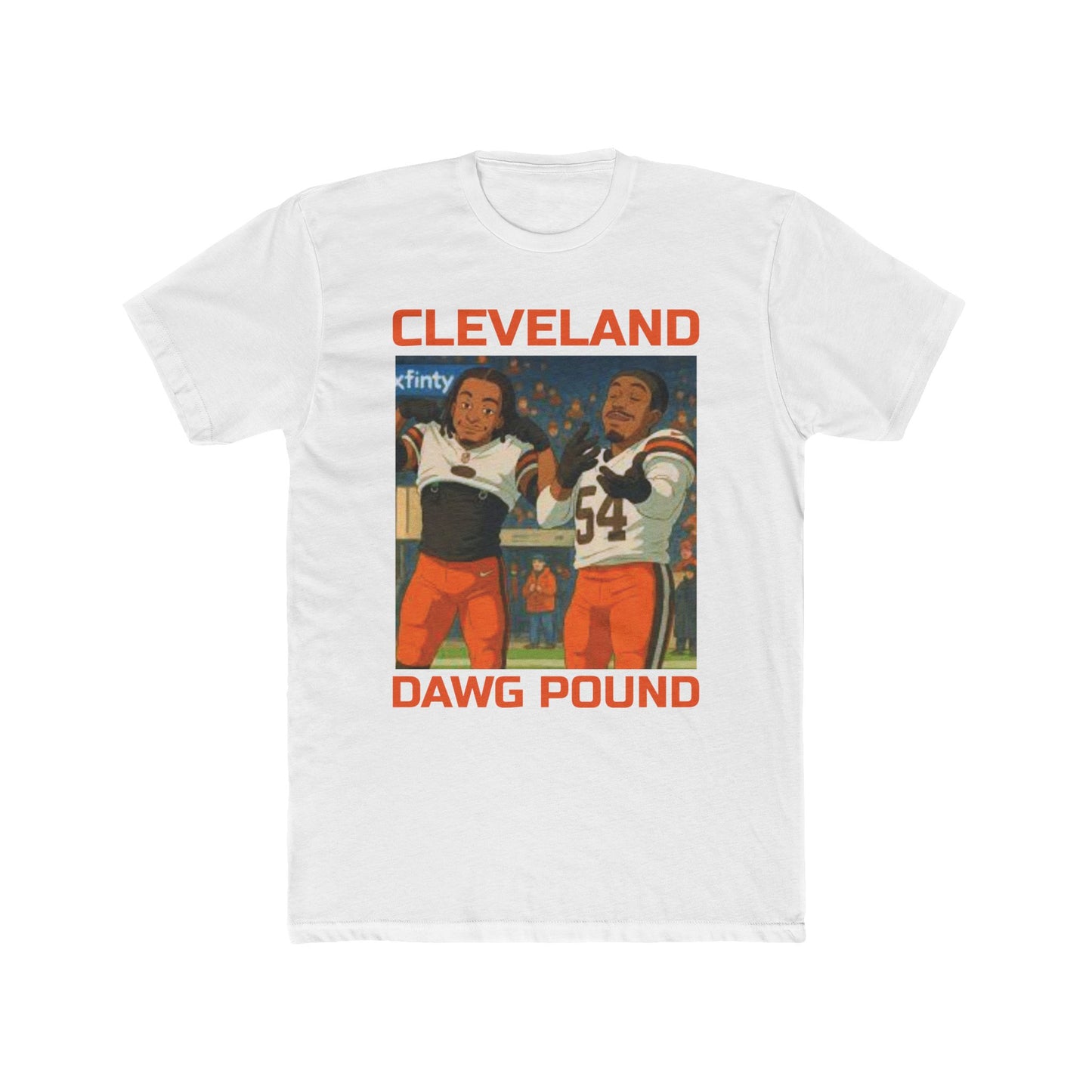 Anime Football 'Cleveland Dawg Pound' Cotton Crew Tee