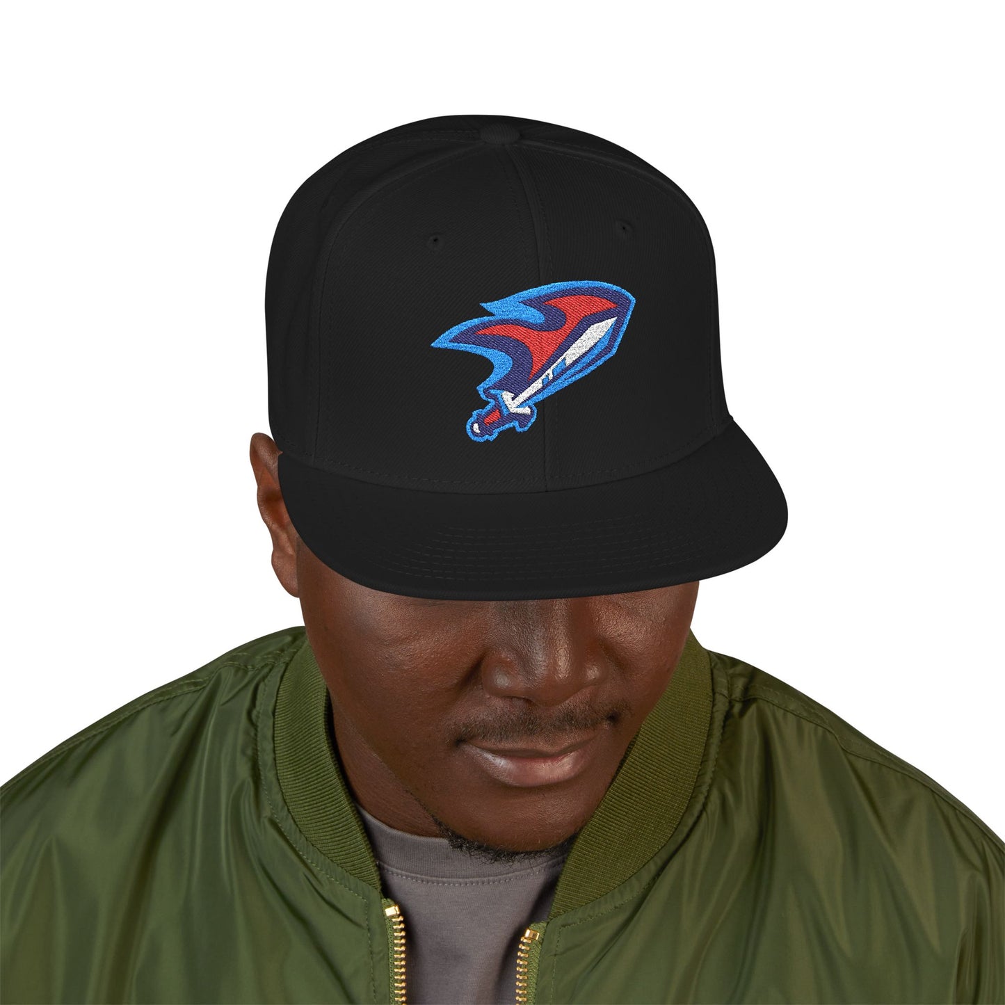 Loco Fits "NFL Tennessee Titans Flaming Sword Concept Logo" Snapback (Embroidery)