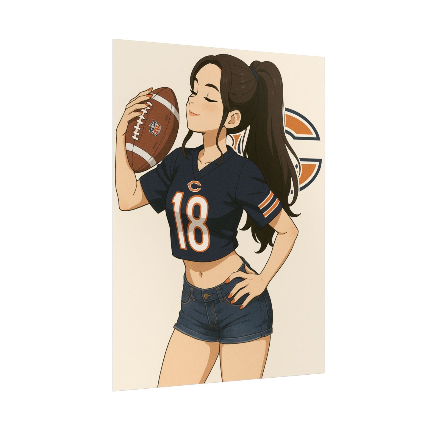 Loco Fits Anime Girls 'Bears Girl 5' Poster