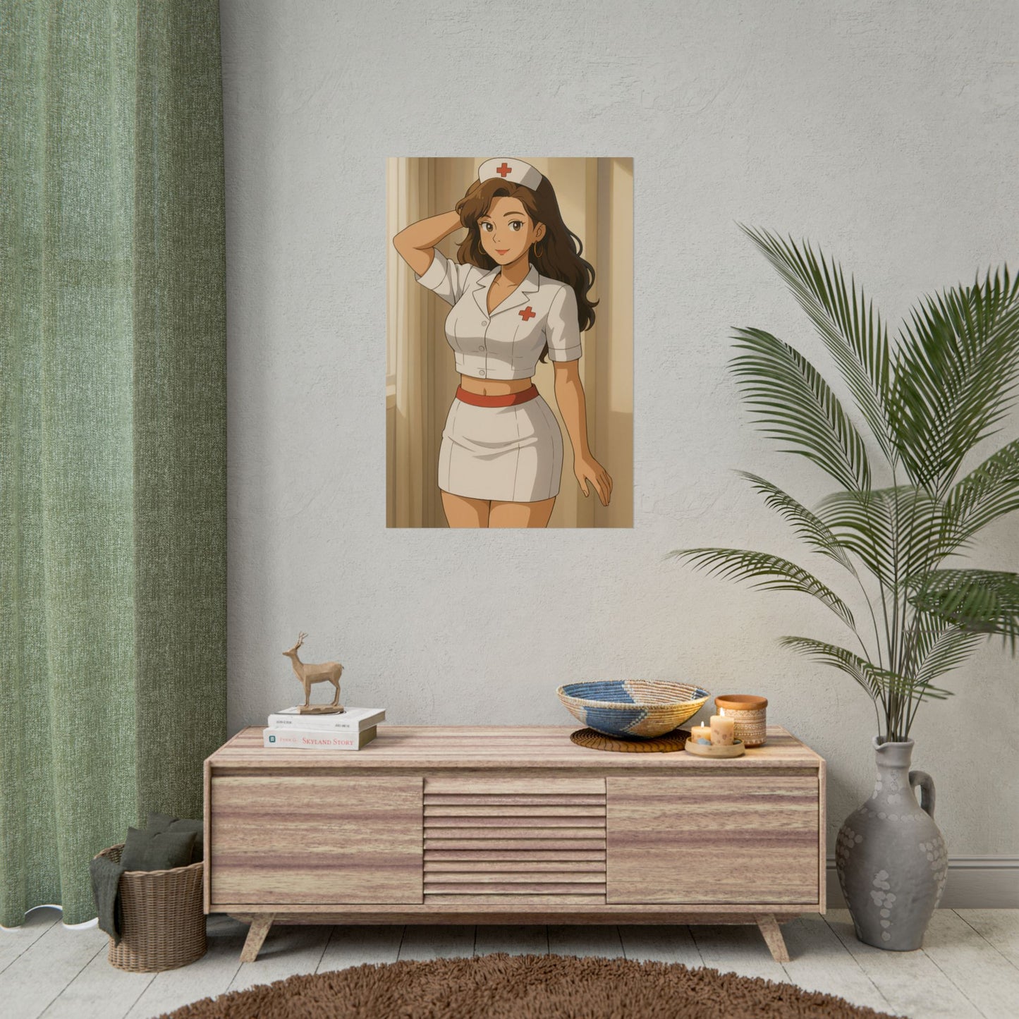 Loco Fits Anime Girls 'Naughty Nurse' Poster