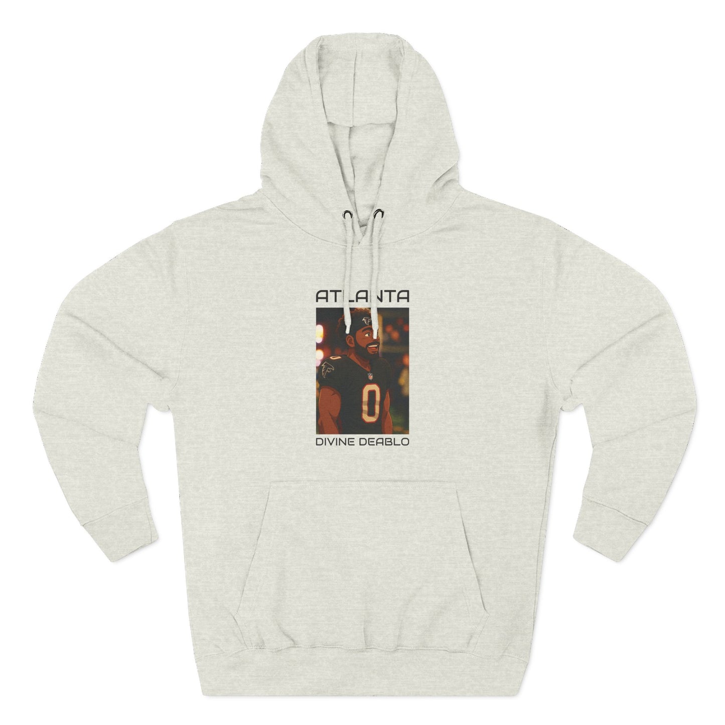 Anime Football 'Atlanta Divine Deablo' Three-Panel Fleece Hoodie