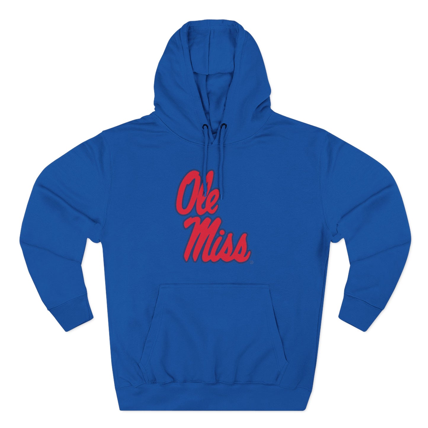 'Ole Miss Script' Three-Panel Fleece Hoodie