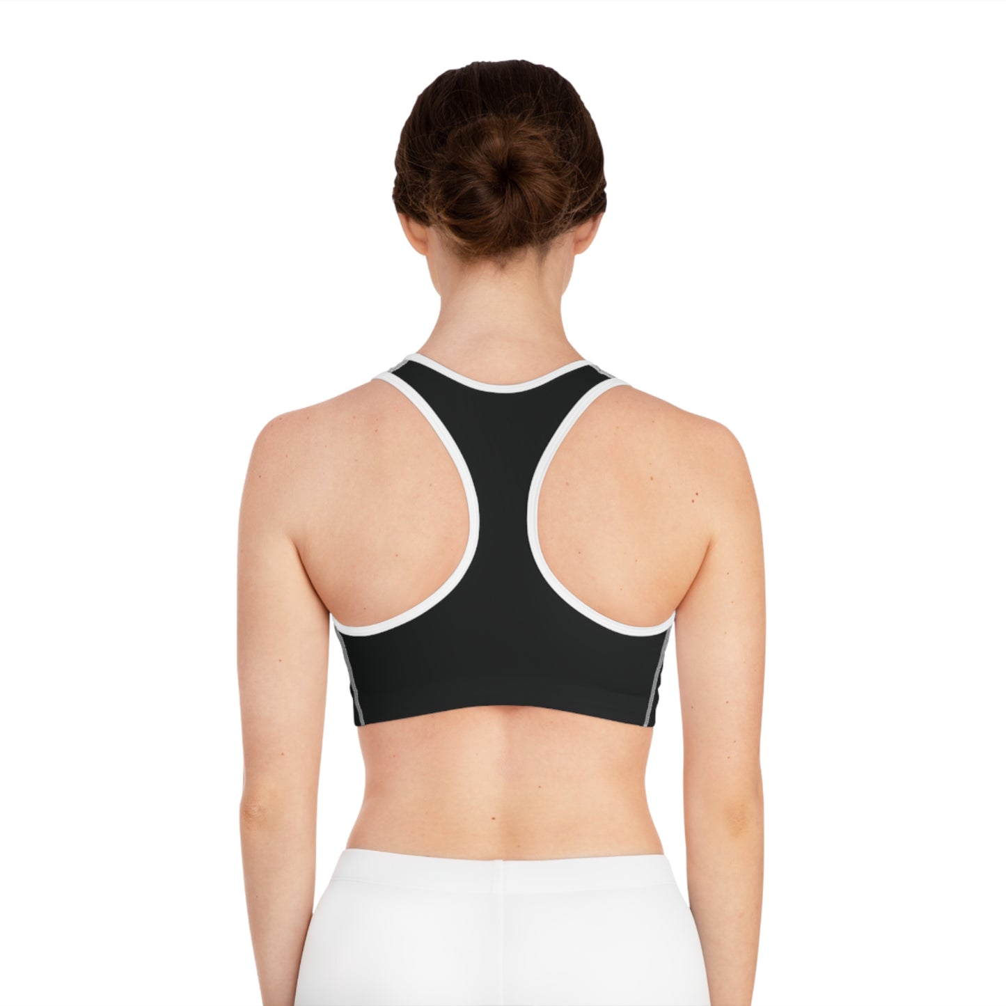 "Baddie Street" Script Heart V2 Sports Bra Active Fitness Wear