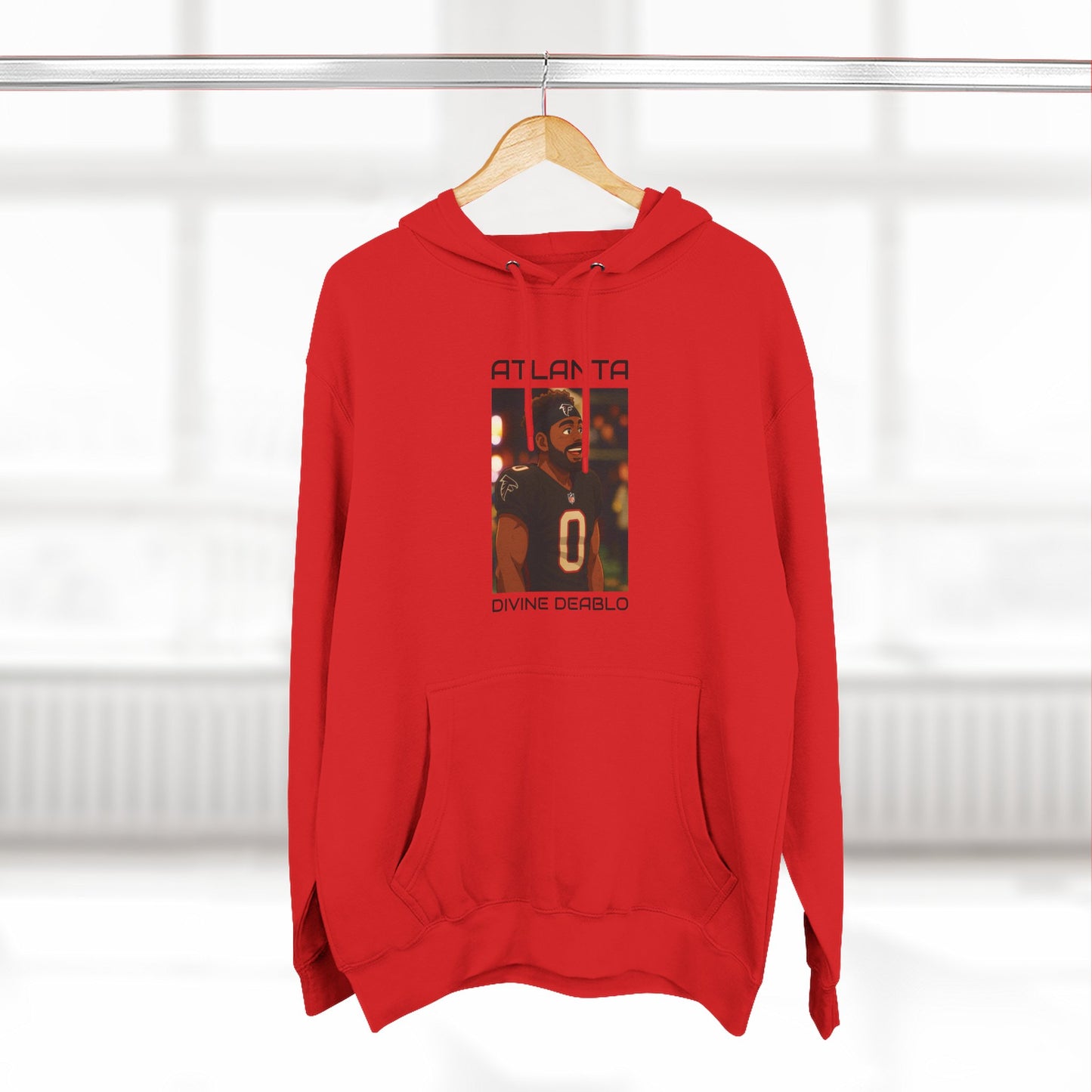 Anime Football 'Atlanta Divine Deablo' Three-Panel Fleece Hoodie