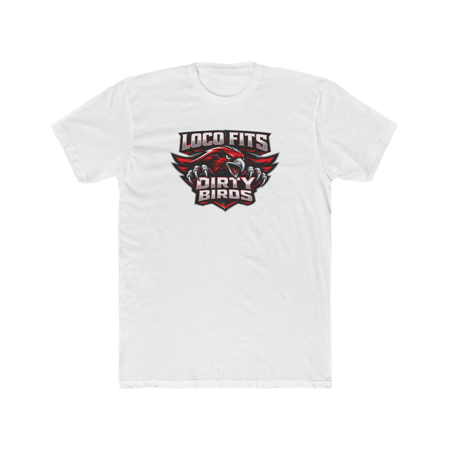 Loco Fits Dirty Birds Alt Logo Cotton Crew Tee