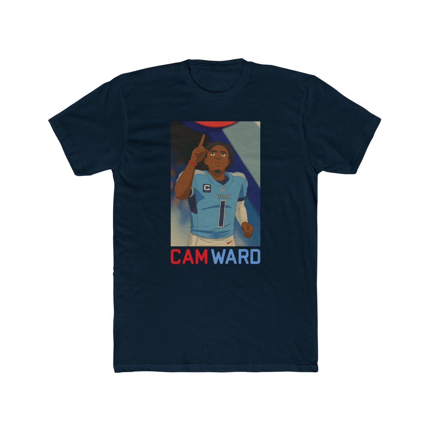 Anime Football 'Cam Ward' Cotton Crew Tee
