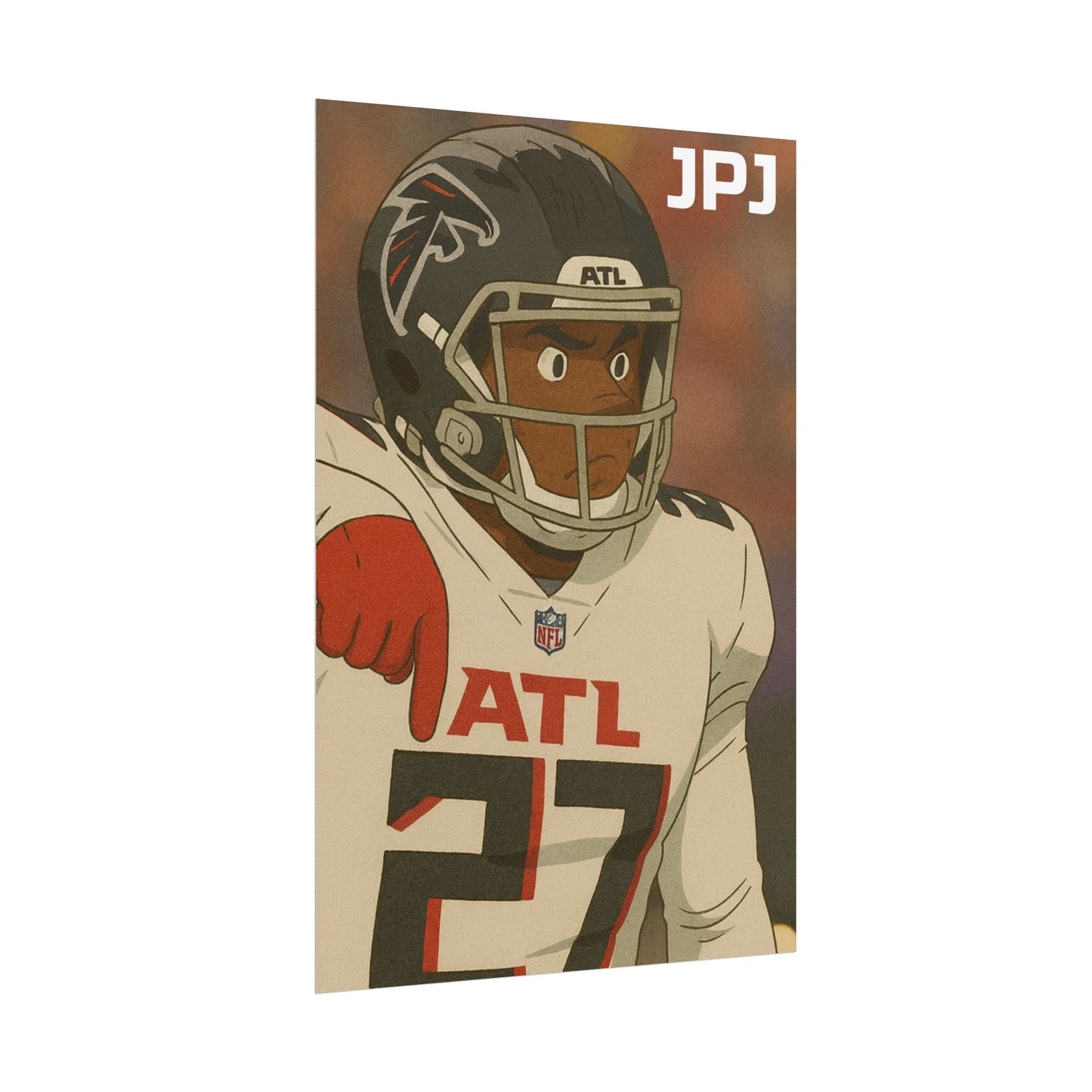 Loco Fits Anime Football 'JPJ' Poster