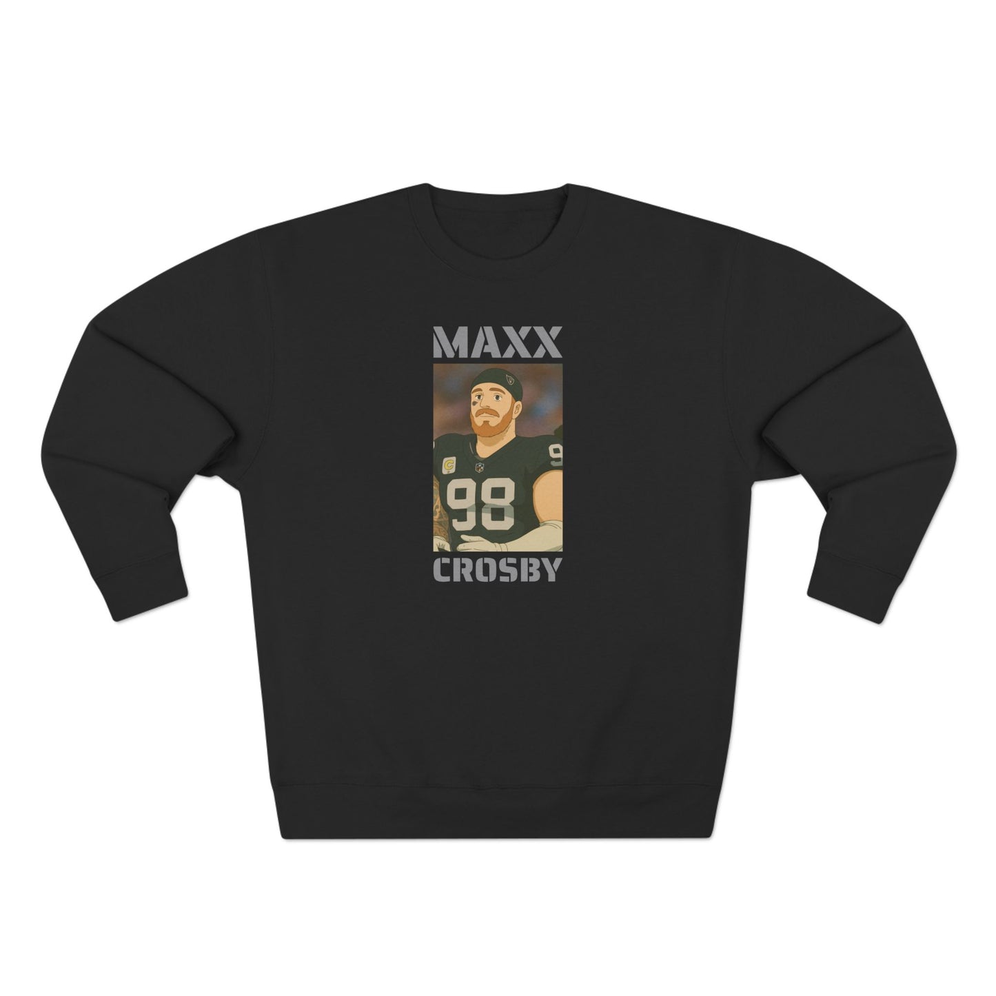 Anime Football 'Maxx Crosby' Crewneck Sweatshirt