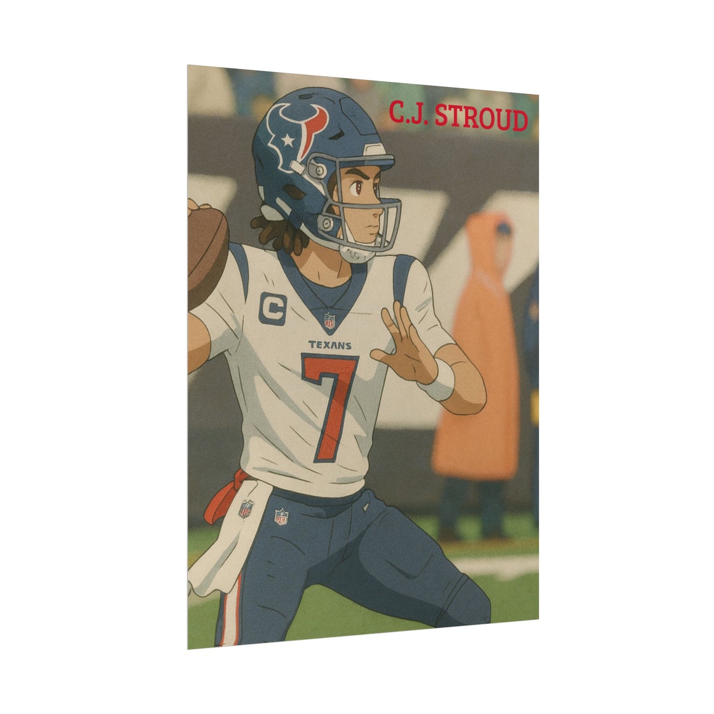 Loco Fits Anime Football 'CJ Stroud' Poster