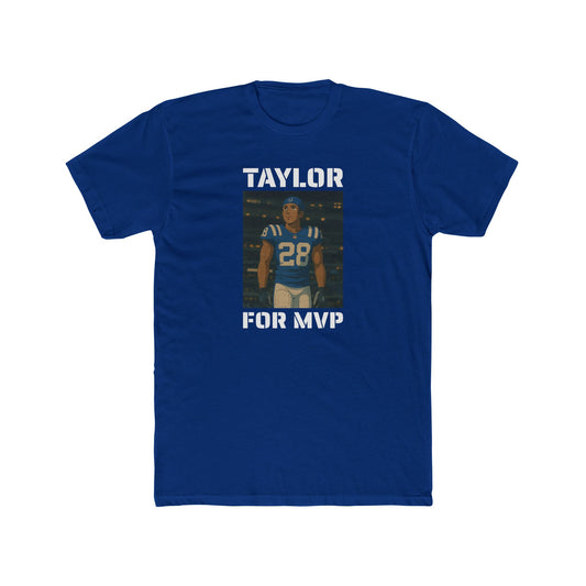 Anime Football 'Taylor For MVP' Cotton Crew Tee