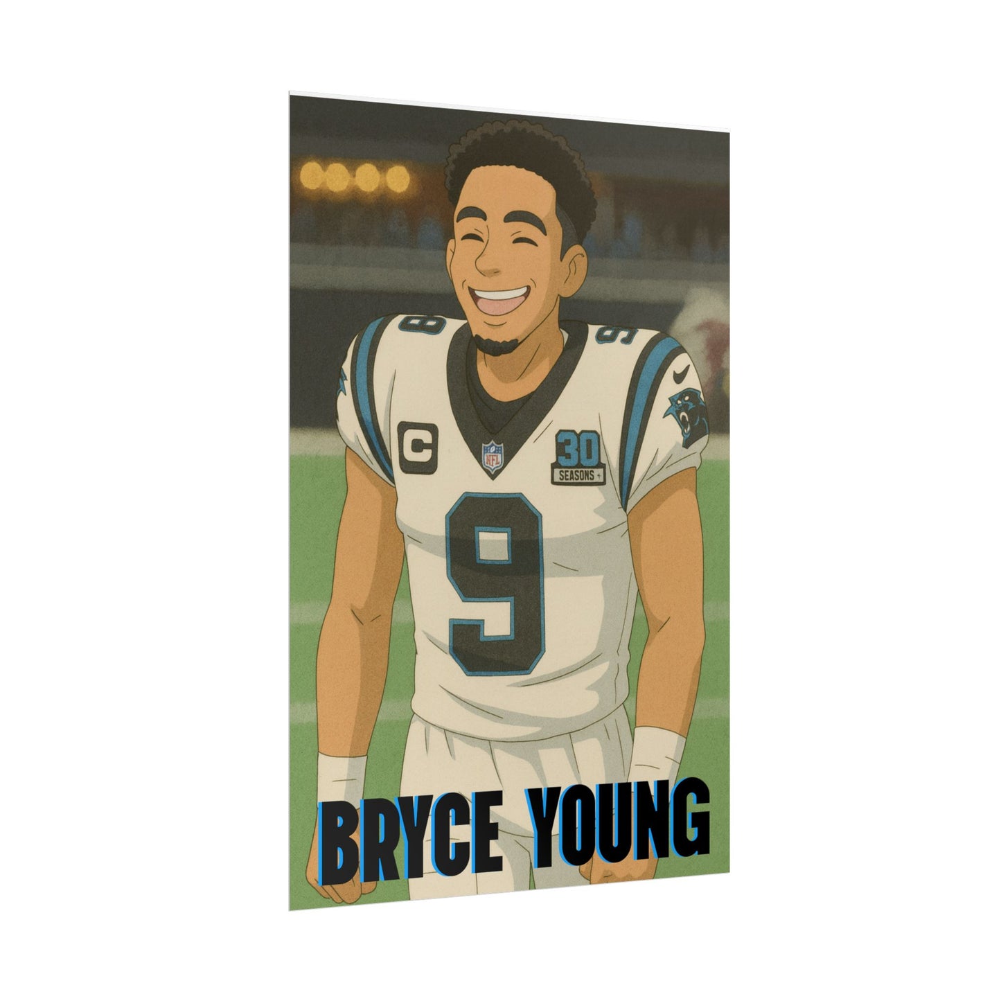 Loco Fits Anime Football 'Bryce Young' Poster