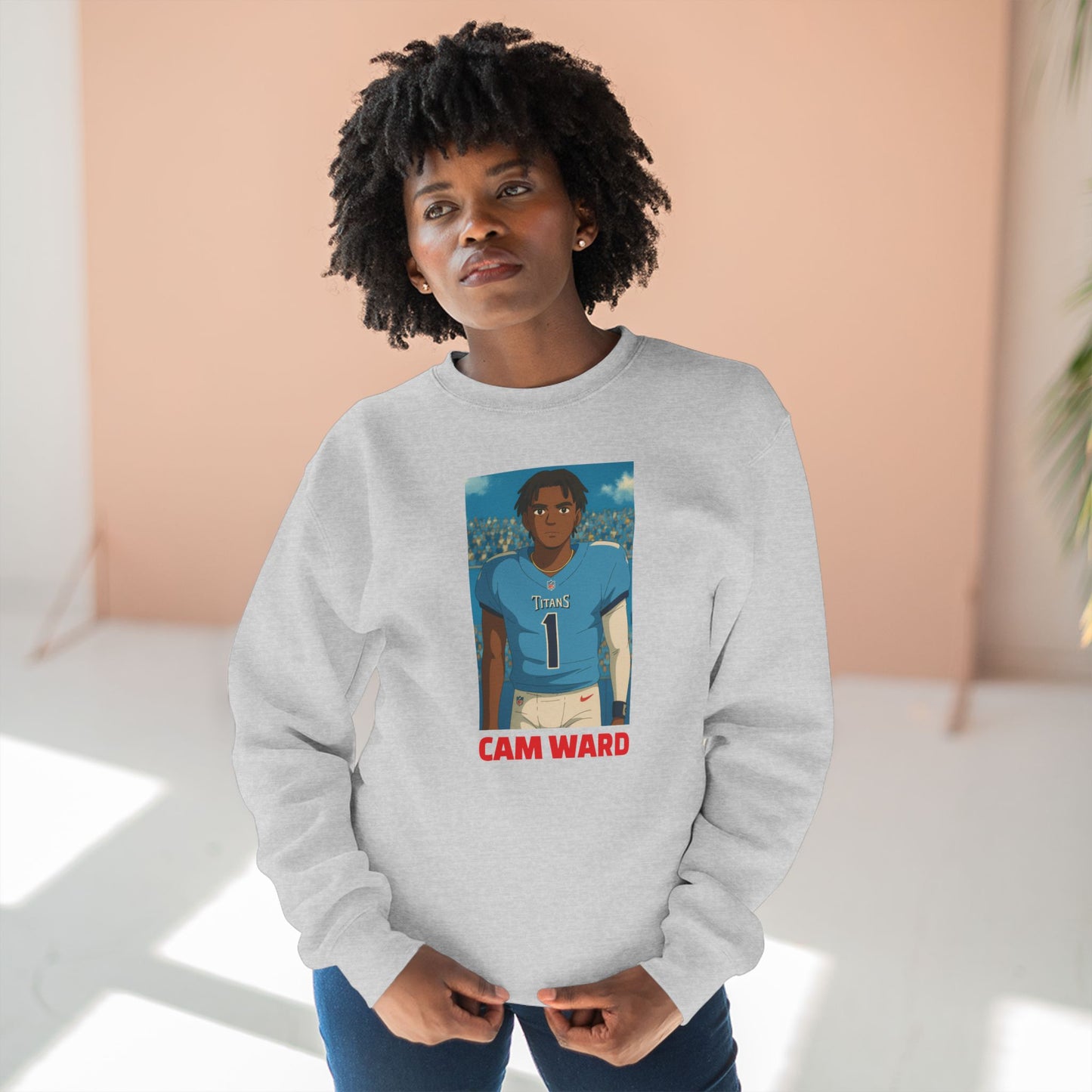 Anime Football 'Cam Ward' Crewneck Sweatshirt