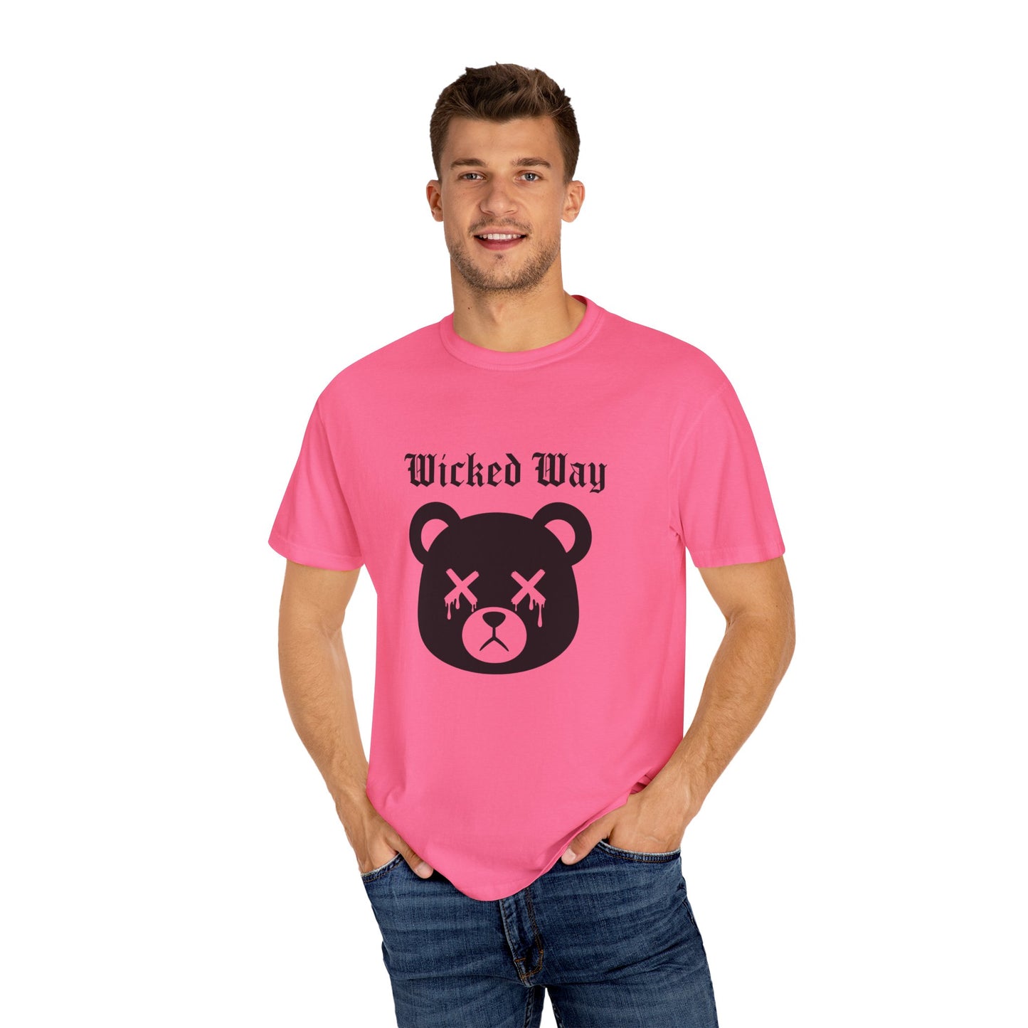 "Wicked Way" Dead Bear Head T-Shirt (Multi Color Options)