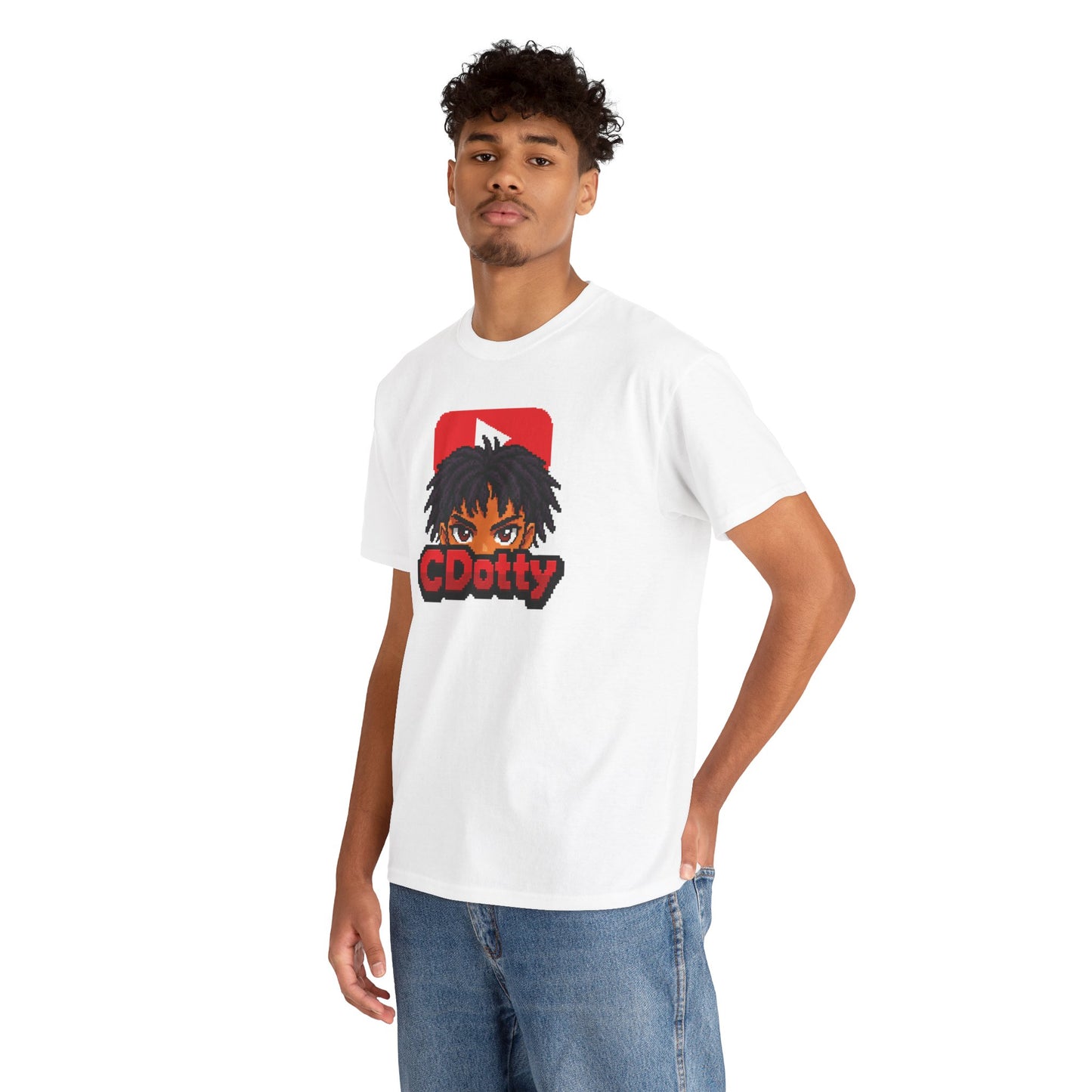 CDotty 64-Bit YouTube Unisex Heavy Cotton Tee
