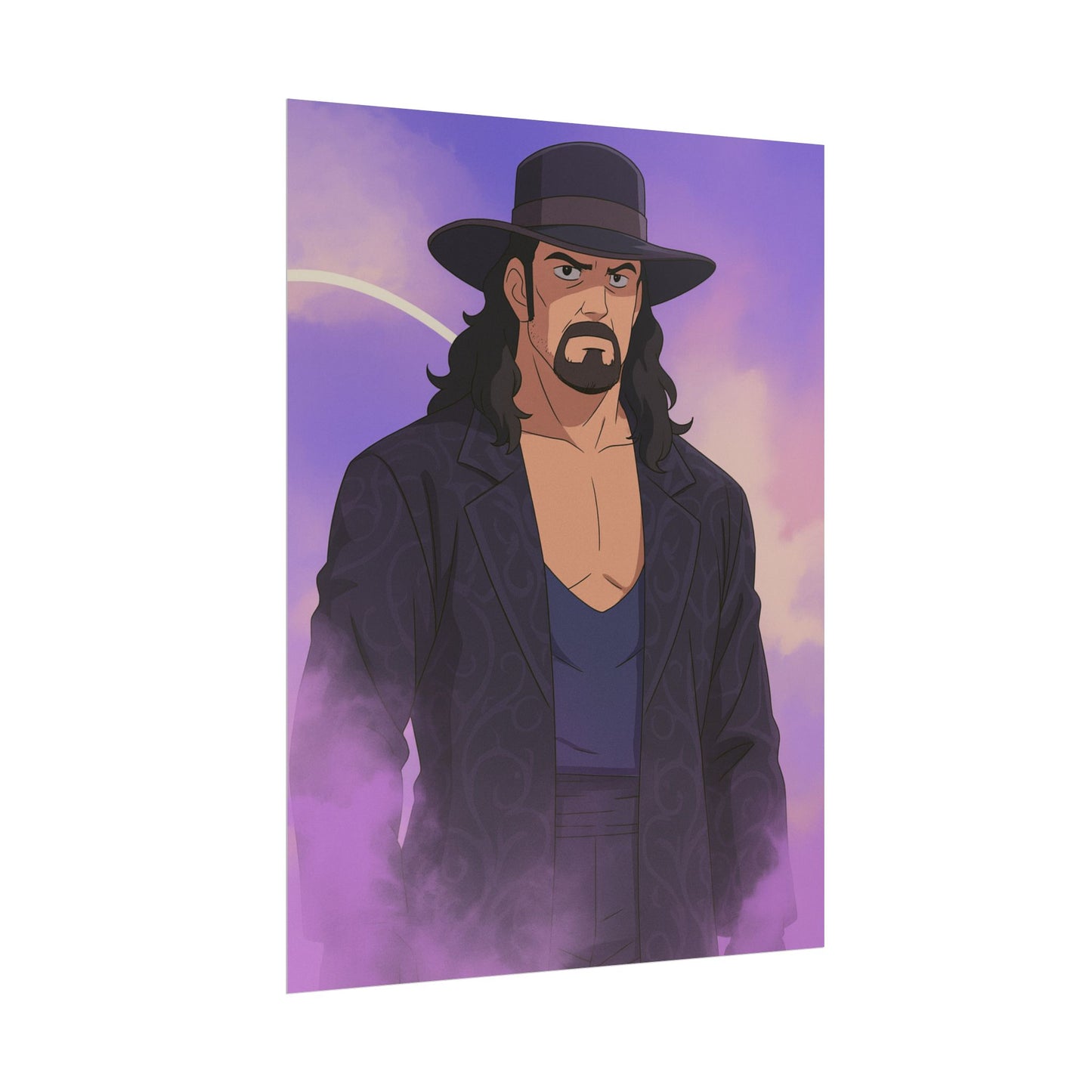 Loco Fits Anime Wrestling 'Here Comes the Deadman' Poster