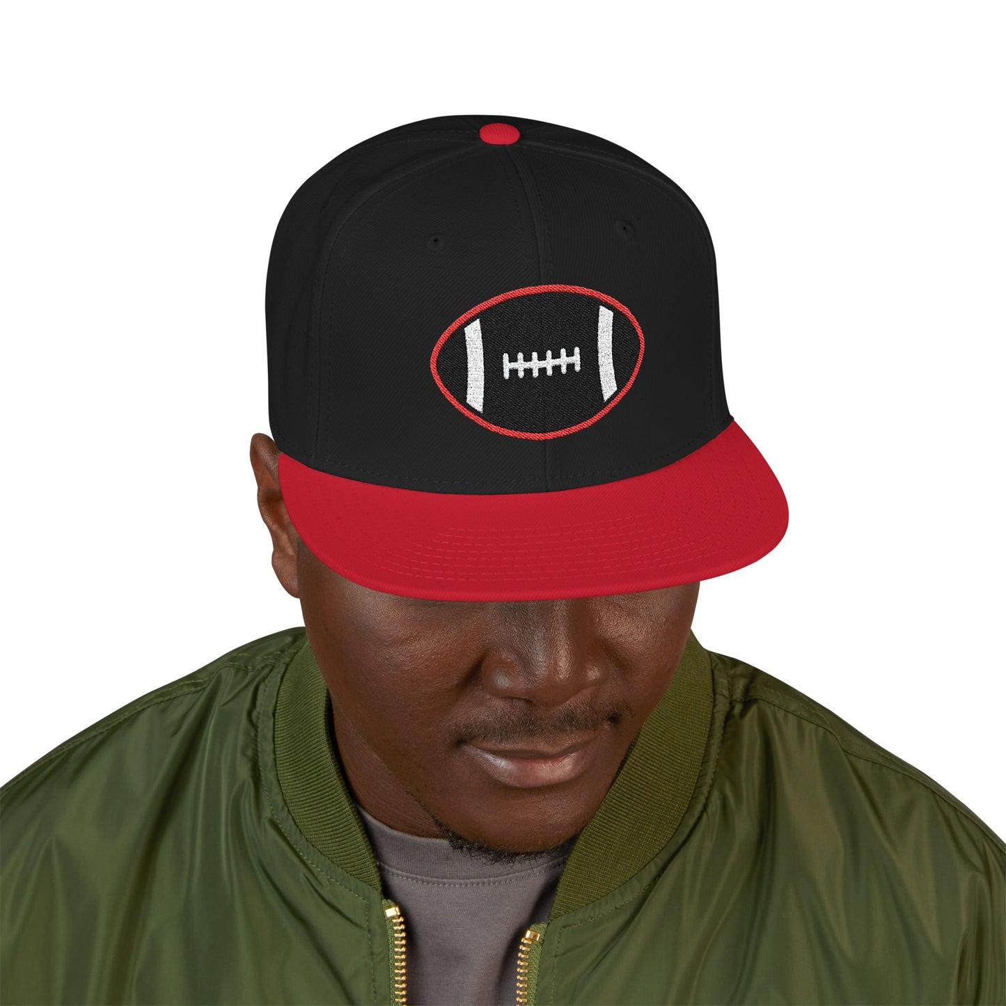 Legends "Wicked Way" Football Red & Black Logo Snapback