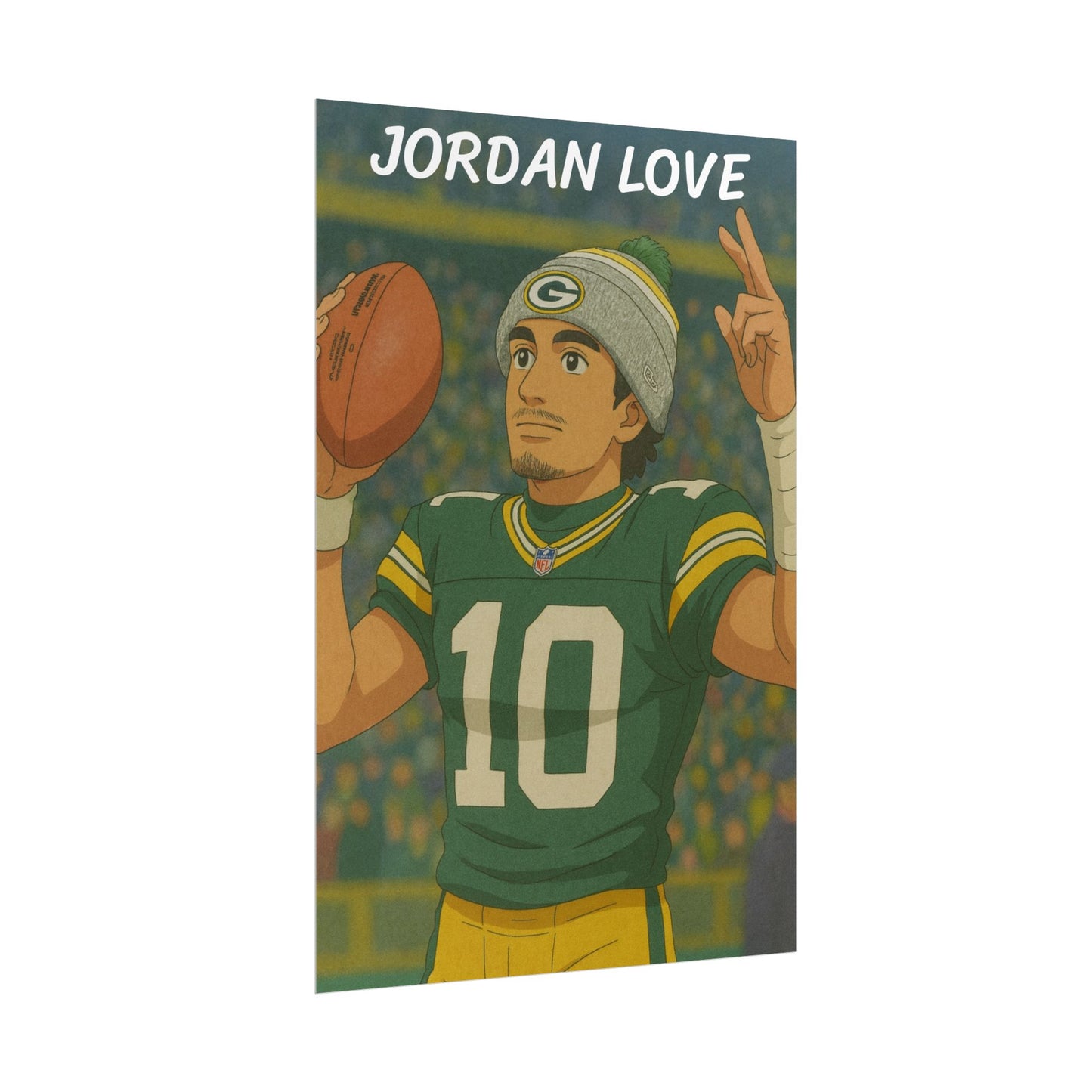 Loco Fits Anime Football 'Jordan Love' Poster V2