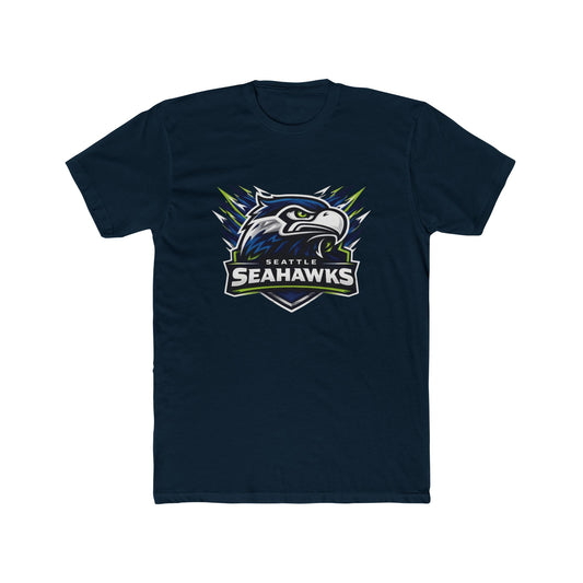 Loco Fits New "NFL Seattle Seahawks Concept Logo" Cotton Crew Tee