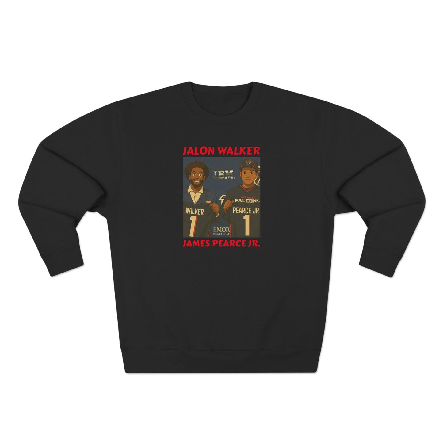 Anime Football 'Jalon Walker/ James Pearce Jr' Crewneck Sweatshirt