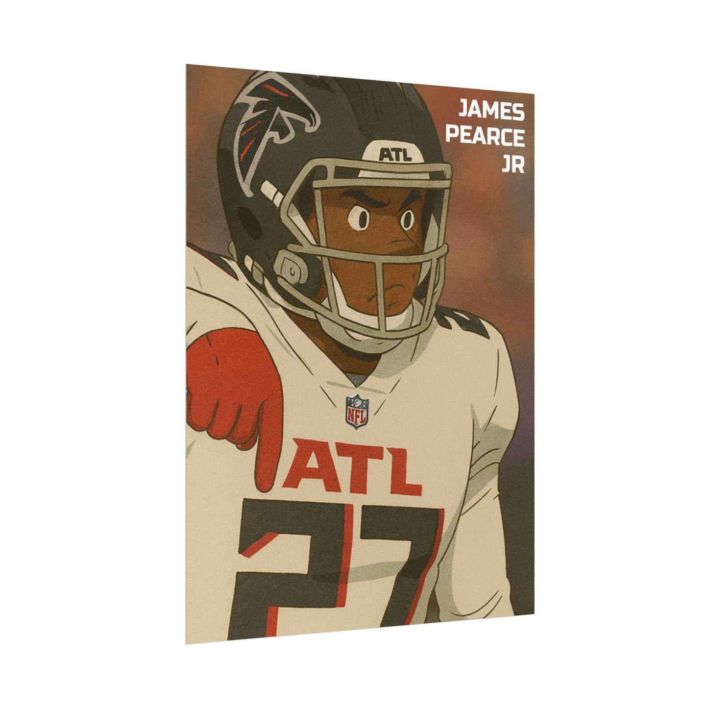 Loco Fits Anime Football 'James Pearce Jr' Poster