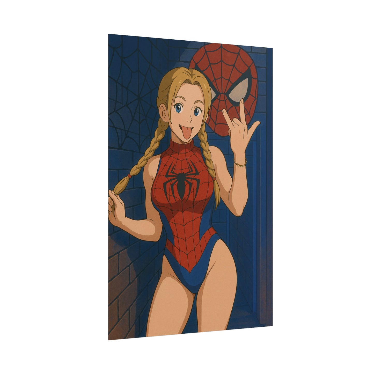 Loco Fits Anime Girls 'Spidey-Girl' Poster