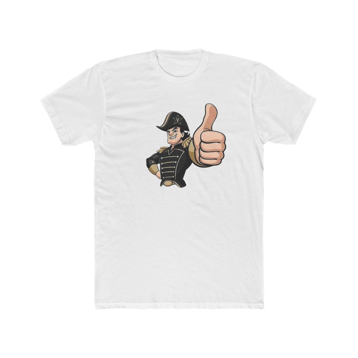 'Vanderbilt Commodore Thumbs Up' Cotton Crew Tee