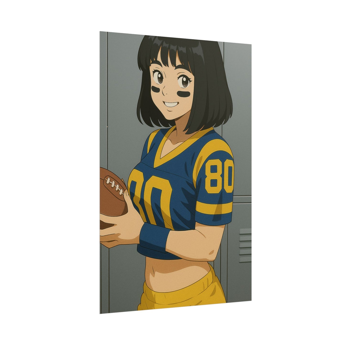 Loco Fits Anime Girls 'Rams Girl Locker Room' Poster