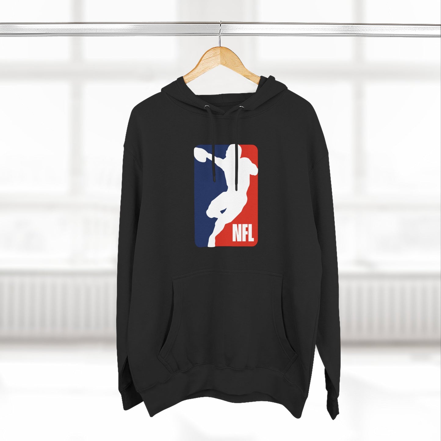 Loco Fits 'NFL Concept Logo' Three-Panel Fleece Hoodie