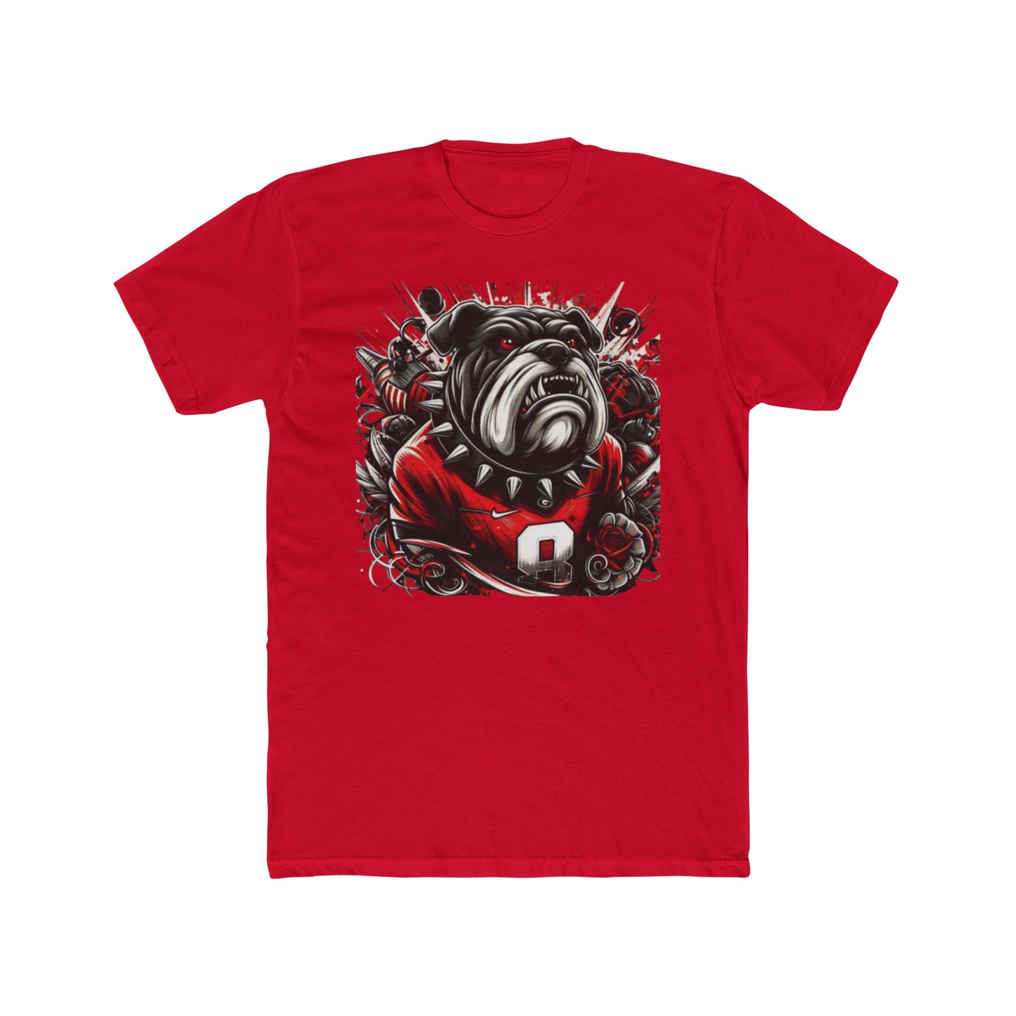 'Georgia Bulldogs Cool Portrait' Cotton Crew Tee