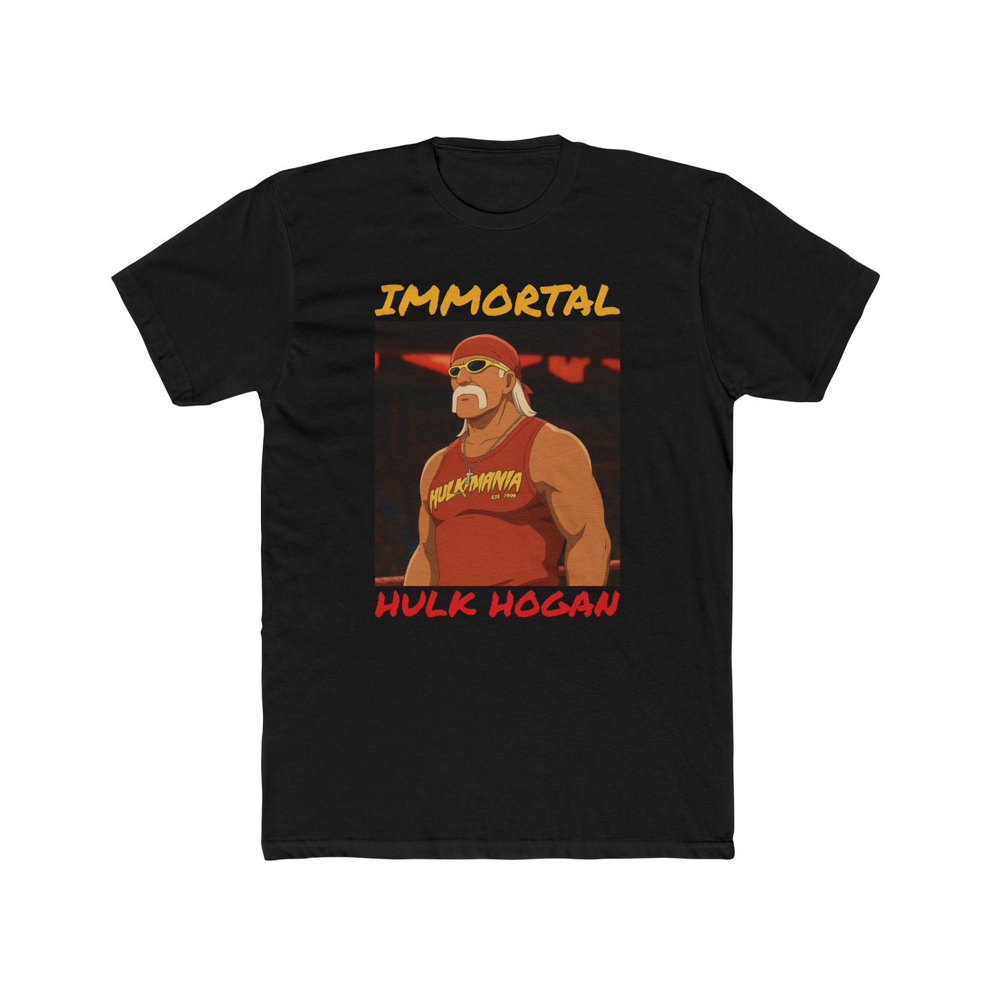 Loco Fits Anime Wrestling 'Immortal Hulk Hogan' Cotton Crew Tee