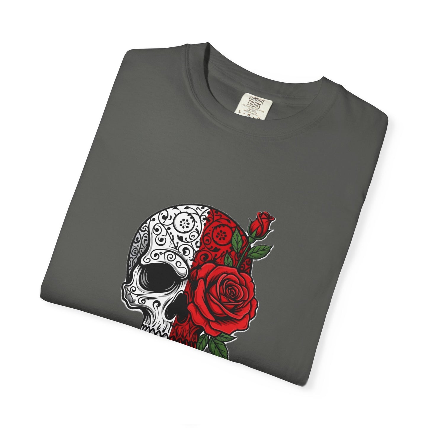 "Baddie Street" Dying Love Skull & Rose Logo T-Shirt