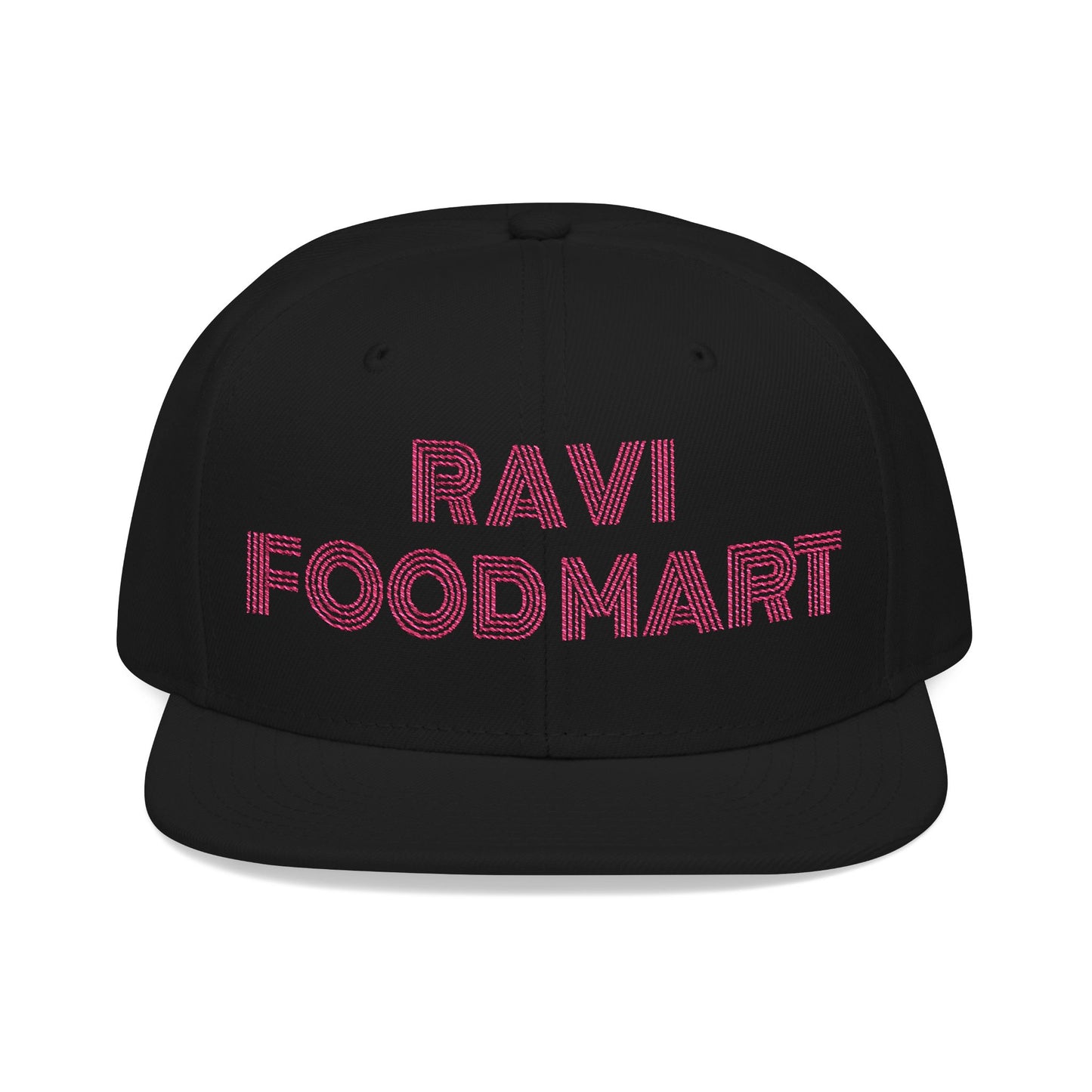 Retro Ravi Food Mart Embroidered Snapback Hat