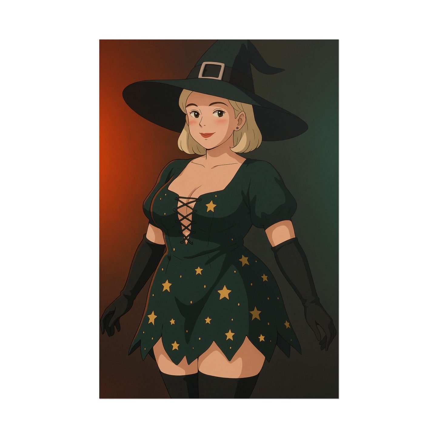 Loco Fits Anime Girls 'A Little Bewitched' Poster