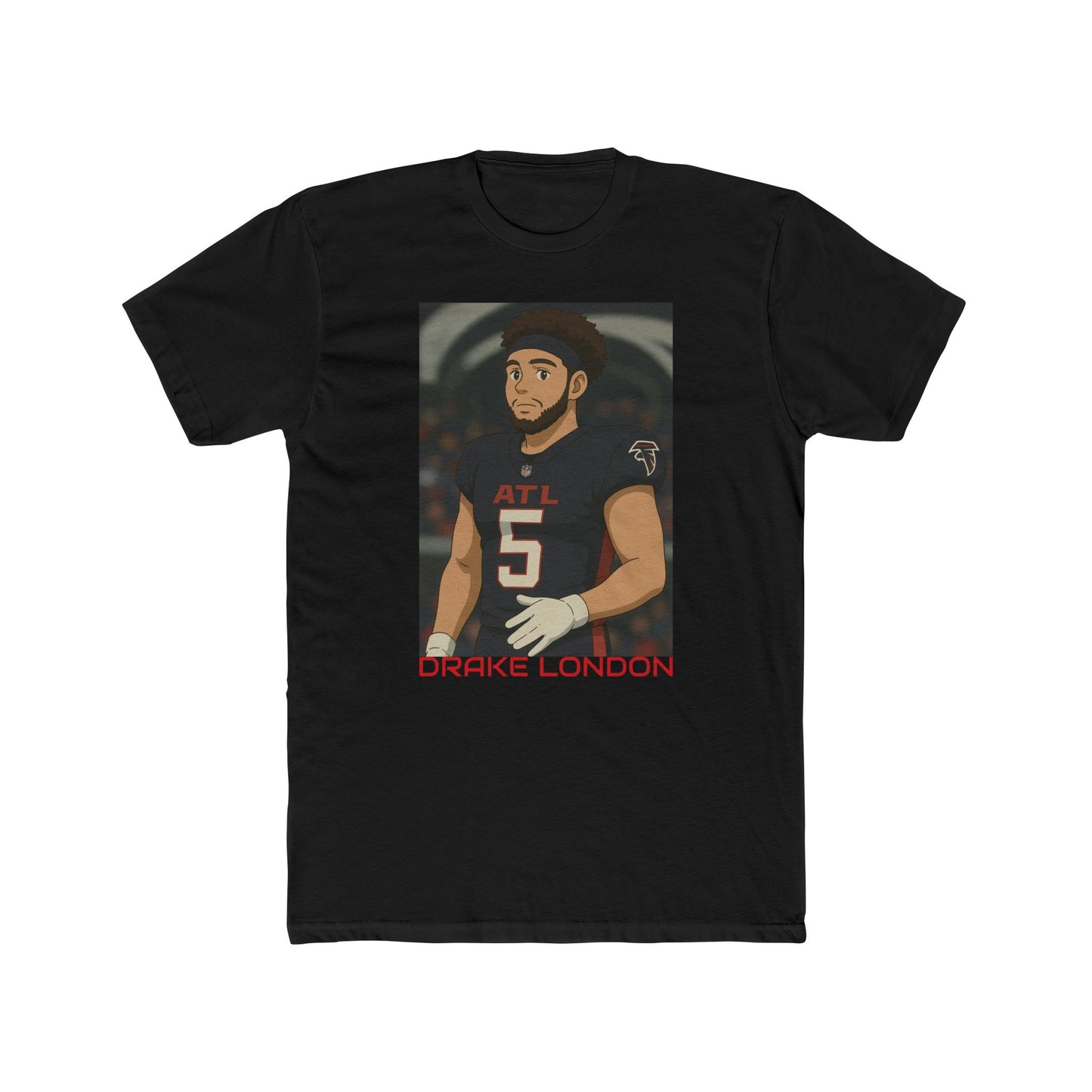 Anime Football 'Drake London' Cotton Crew Tee