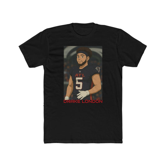 Anime Football 'Drake London' Cotton Crew Tee