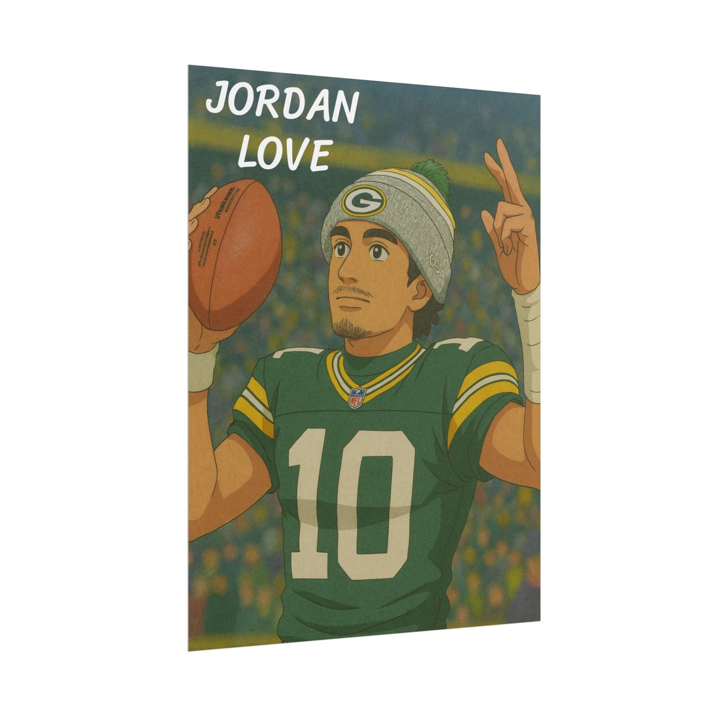 Loco Fits Anime Football 'Jordan Love' V2 Poster