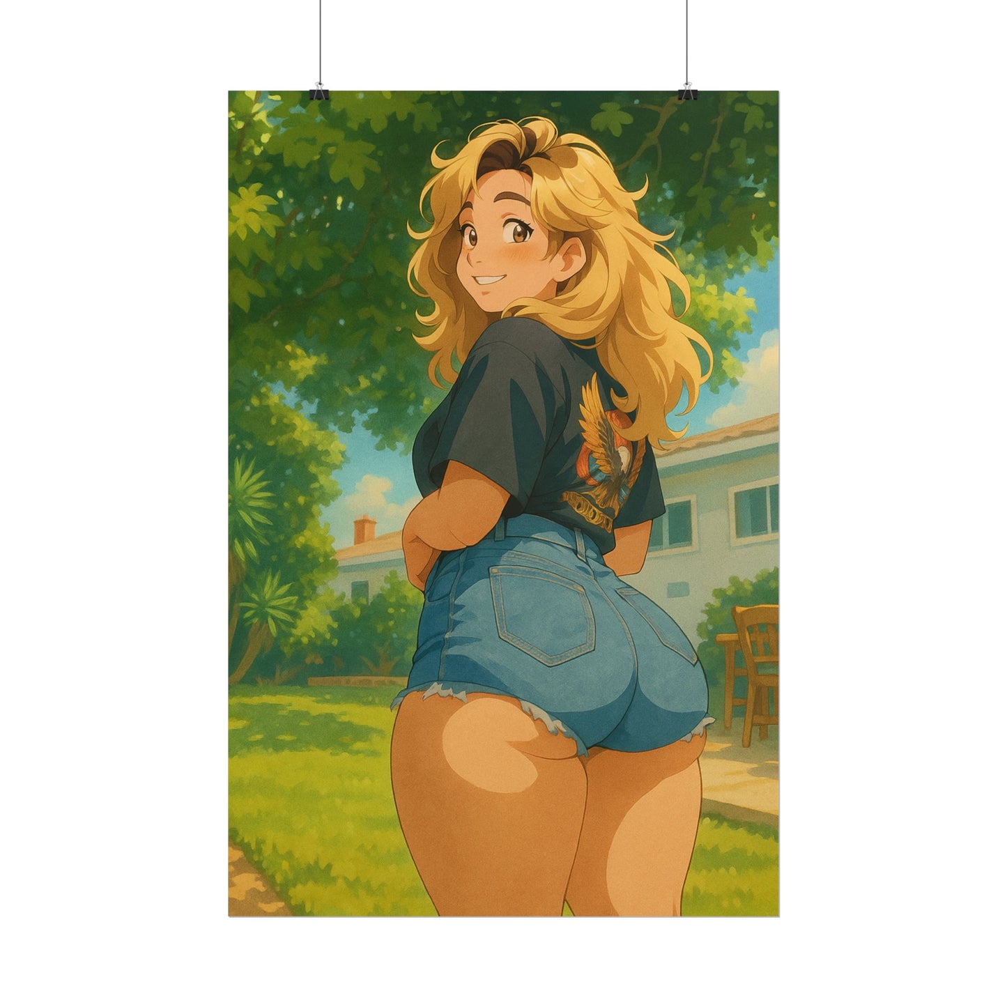 Loco Fits Anime Girls 'All American Florida Girl' Poster