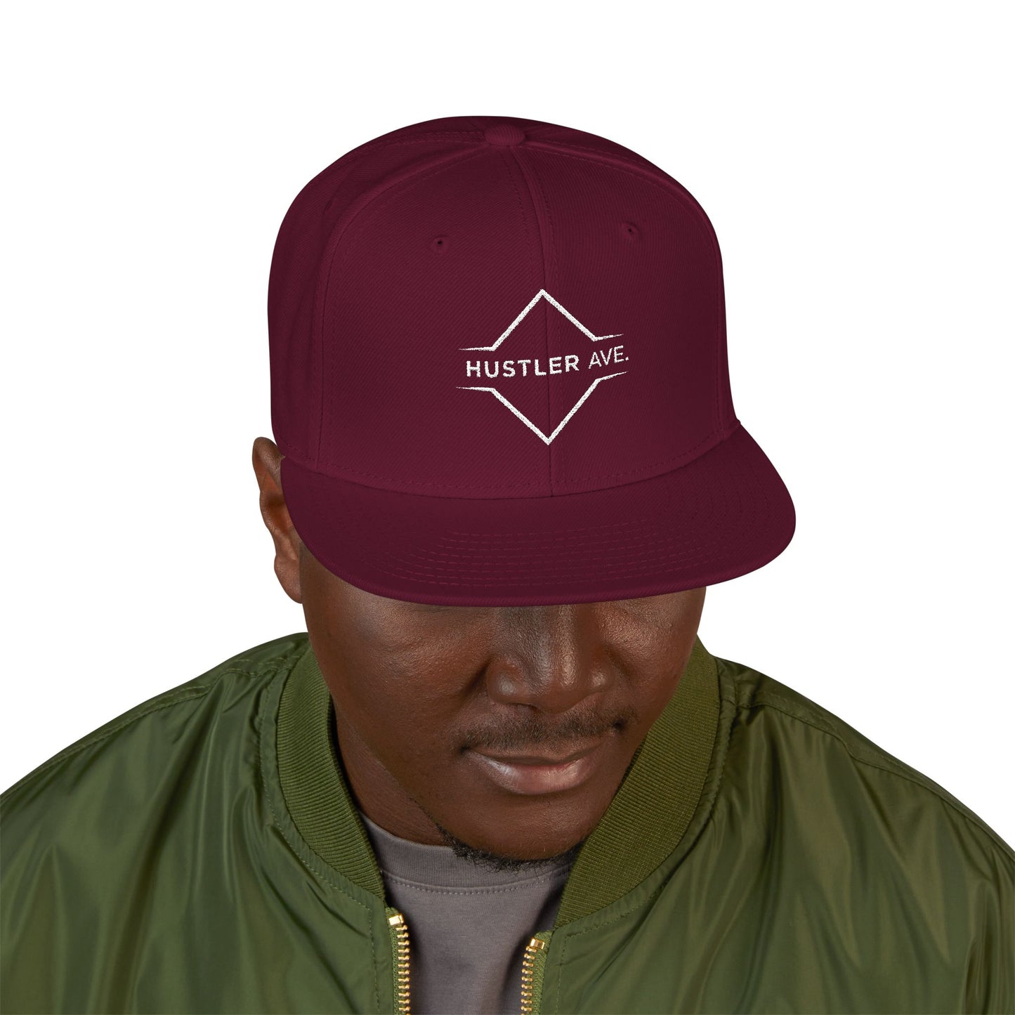 Base "Hustler Ave" Avalanche Motion Snapback (Multi Color Options)