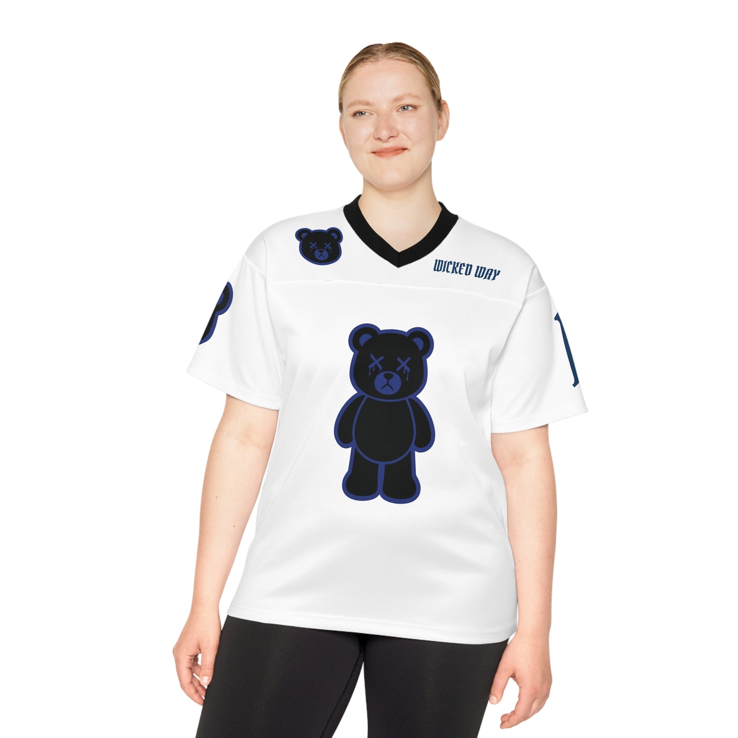 "Wicked Way" #17 Jones Deady Bears Football Jersey