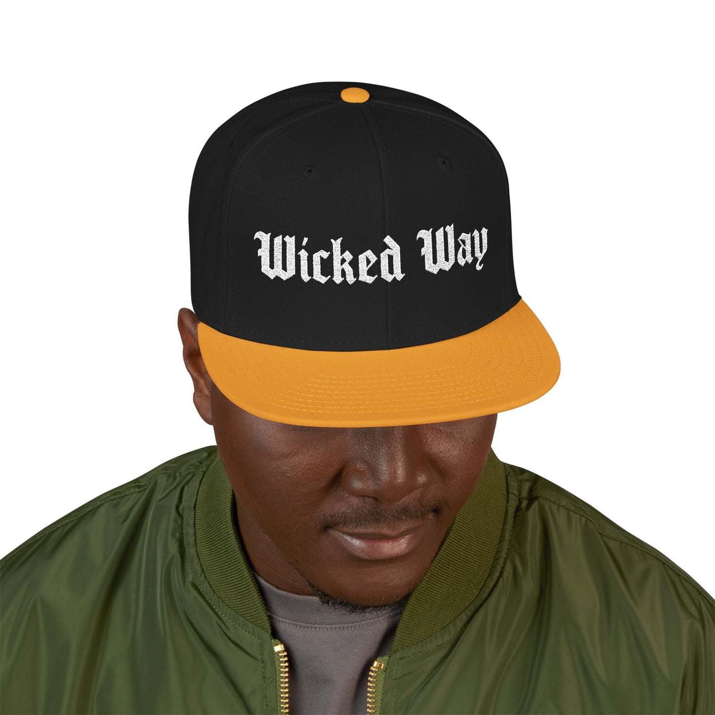 Yellow, Black & White "Wicked Way" #19 Alt. Snapback