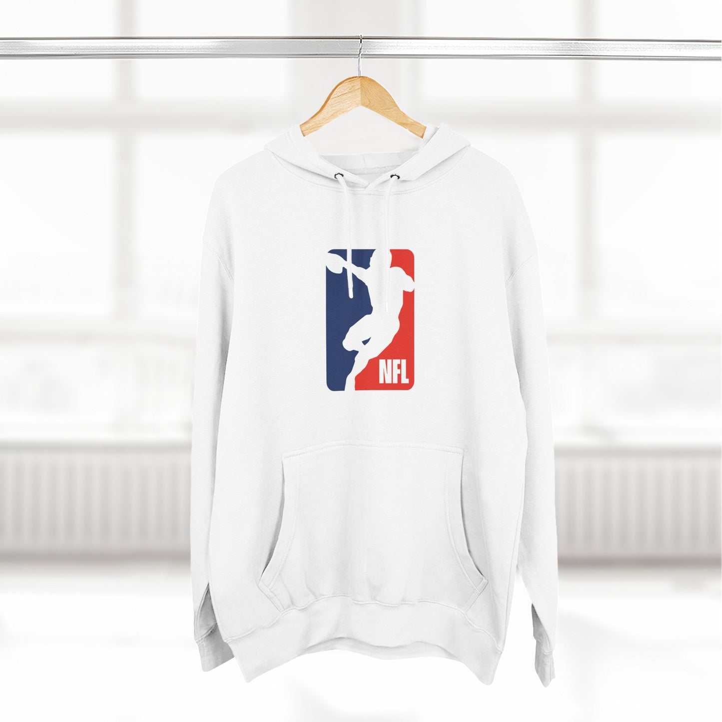 Loco Fits 'NFL Concept Logo' Three-Panel Fleece Hoodie