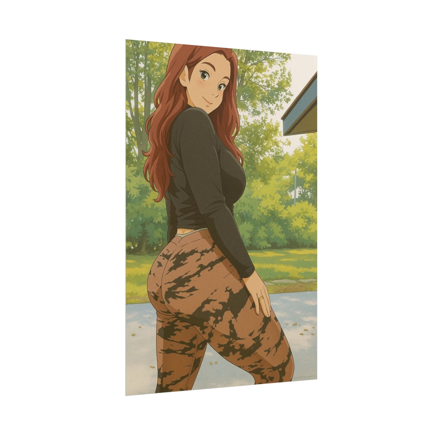 Loco Fits Anime Girls 'Let's Go For A Run' Poster