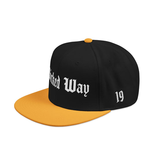 Yellow, Black & White "Wicked Way" #19 Alt. Snapback