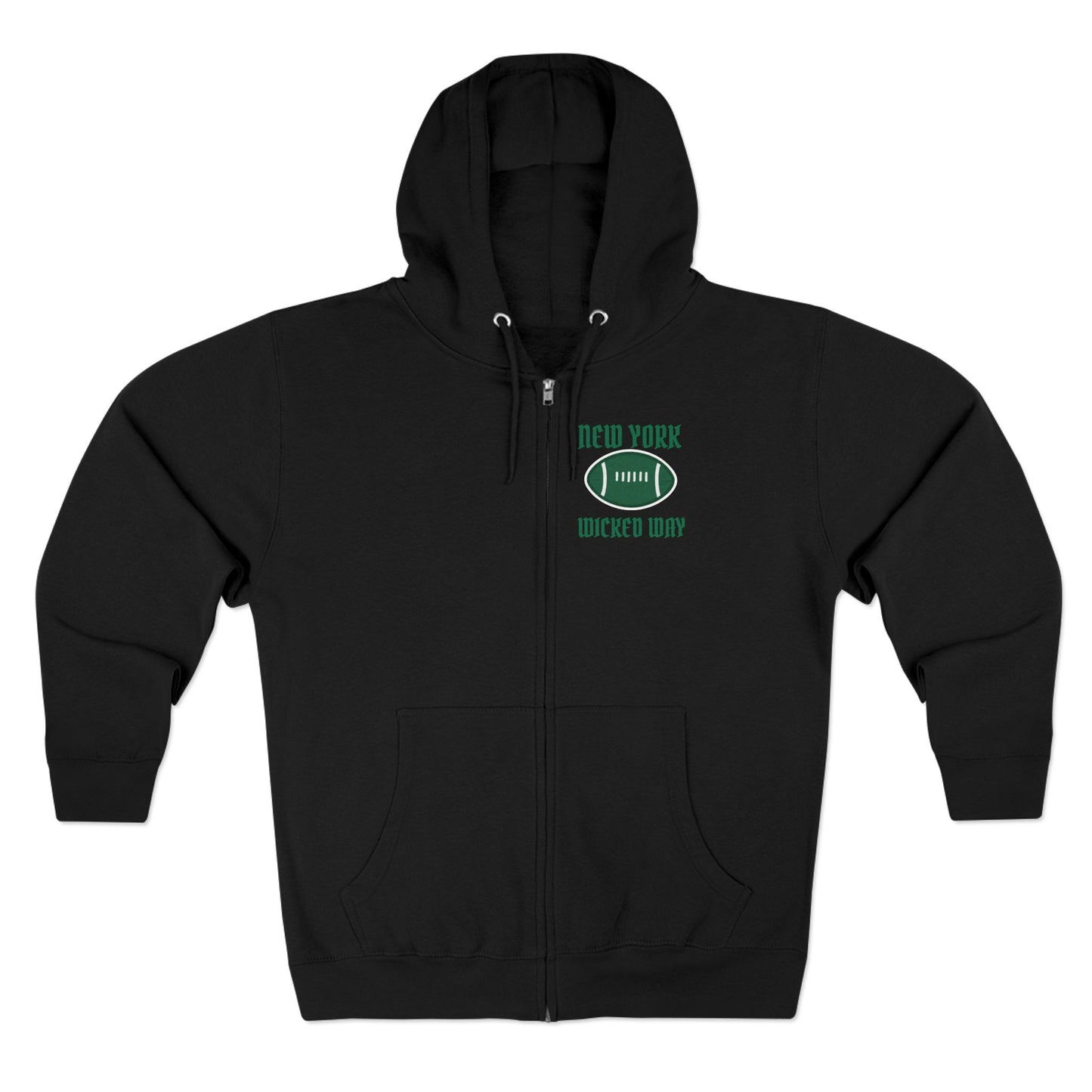 "Wicked Way" New York Football Zip Hoodie