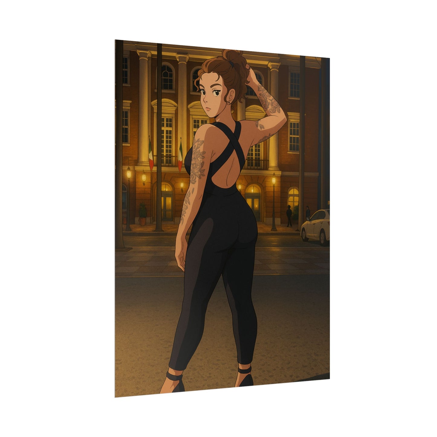 Loco Fits Anime Girls 'Let My Hair Down' Poster