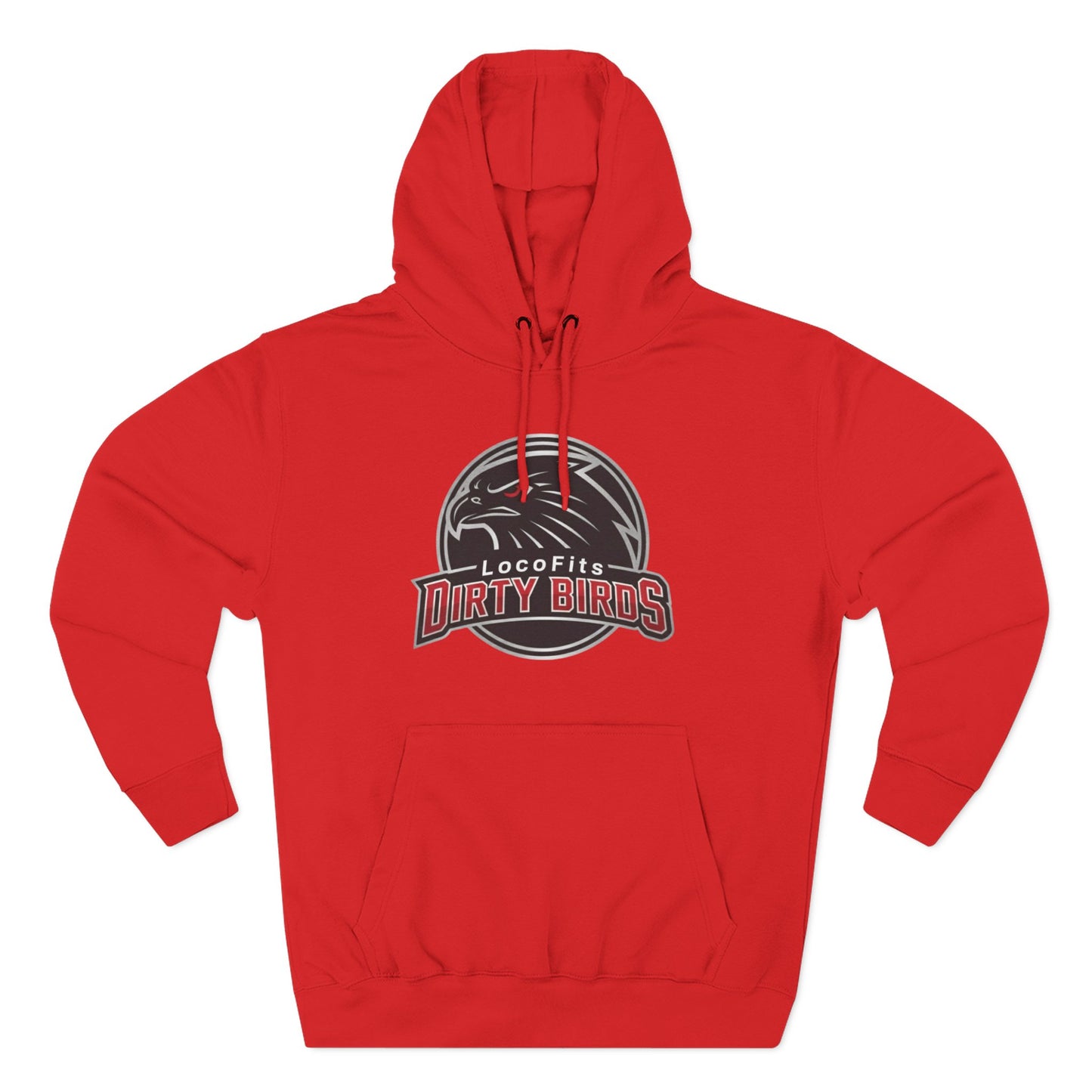 Loco Fits Dirty Birds Three-Panel Fleece Hoodie
