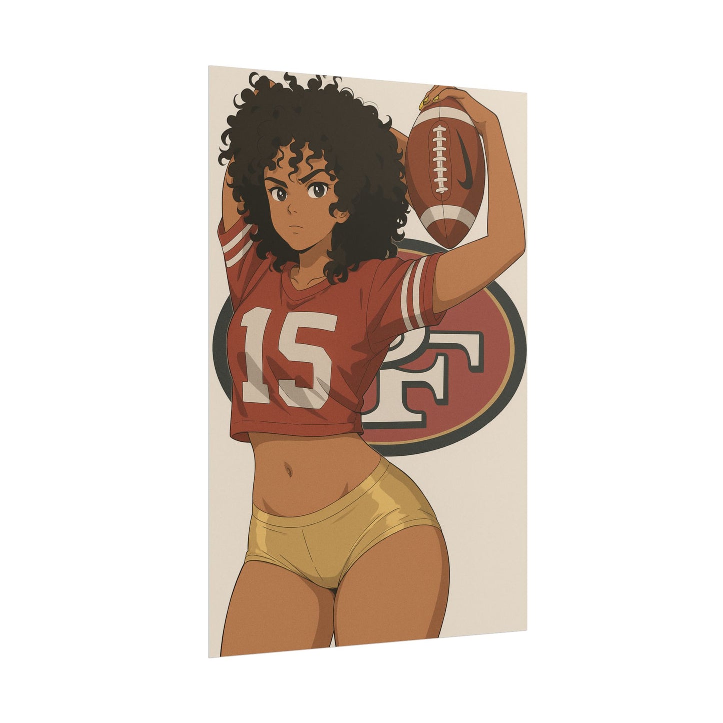 Loco Fits Anime Girls '49ers Girls 1' Poster